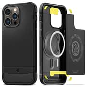 Spigen Rugged Armor (MagFit) compatible with MagSafe designed for iPhone 14 Pro Max case cover (2022) - Matte Black