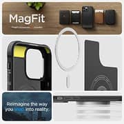 Spigen Rugged Armor (MagFit) compatible with MagSafe designed for iPhone 14 Pro case cover (2022) - Matte Black