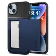 Spigen Slim Armor CS designed for iPhone 14 Plus case cover (2022) - Navy Blue