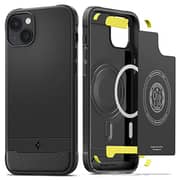 Spigen Rugged Armor (MagFit) compatible with MagSafe designed for iPhone 14 Plus case cover (2022) - Matte Black