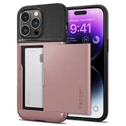 Spigen Slim Armor CS designed for iPhone 14 Pro case cover (2022) - Rose Gold