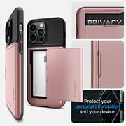 Spigen Slim Armor CS designed for iPhone 14 Pro case cover (2022) - Rose Gold