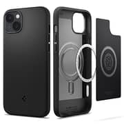 Spigen Mag Armor (MagFit) compatible with Magsafe designed for iPhone 14 case cover (2022) - Matte Black