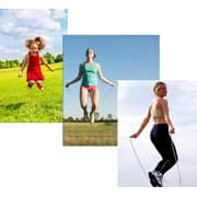 ULTIMAX Jump Rope Adjustable for Fitness Workout Exercise Jump ropes CrossFit Heavy Steel wire speed jump rope for Boxing MMA training equipment Gym Exerciser skipping rope-Black