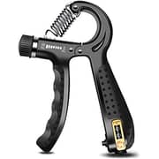 ULTIMAX Adjustable Counting Hand Grip Fitness Hand Exerciser 5-60 kg Range Hand Grip Strengthener Adjustable Resistance Non-Slip Grip Strength Trainer for Muscle Building-Assorted Color