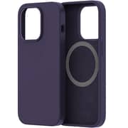 Protect Silicon Magsafe Case Purple With Screen Protector iPhone 14 Pro