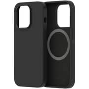 Protect Magsafe Silicon Case Black With Screen Protector iPhone 14 Pro