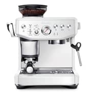 Breville The Barista Express Impress Espresso Machine - Sea Salt BES876SST