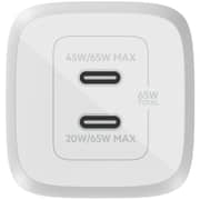 Belkin 2 Port USB-C Charger White