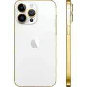 Merlin Craft Apple iPhone 14 Pro Max 128GB 24K Edge Of Gold Series Silver