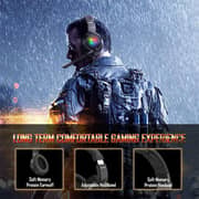 Onikuma K19 RGB Wired Stereo Gaming Headset Black