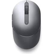 Dell MS5120W Mobile Pro 1600DPI Lightweight Ambidextrous Wireless Mouse with Dual Connectivity and 2 Programmable Buttons (Titan Grey)