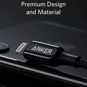 Anker 641 USB-C To Lightning Cable 0.9m Black
