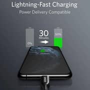 Anker 641 USB-C To Lightning Cable 0.9m Black