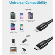 Anker 641 USB-C To Lightning Cable 0.9m Black