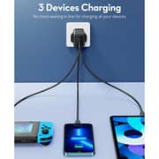 Ravpower 3-Port Wall Charger Black