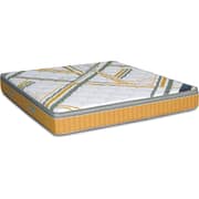 Galaxy Design INDEX Bonnel Spring Box Top Mattress Hybrid Latex White Color twin Size 200 x 120 x 23 cm Model -GDF-200120- 2 Year full warrianty.