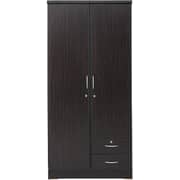 Galaxy Design Two Door Wooden Cupboard With 2 Drawer Wenge Color - Size L x W x H 80 x 40 x 185 cm Model - GDF622.