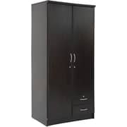 Galaxy Design Two Door Wooden Cupboard With 2 Drawer Wenge Color - Size L x W x H 80 x 40 x 185 cm Model - GDF622.
