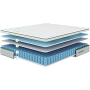 Galaxy Design Sensation Bonnell Spring Euro Top Mattress White Color Single Size L x W x H 200 x 100 x 25 cm M0del - GDF-200100 - 5 Year Full Warranty.