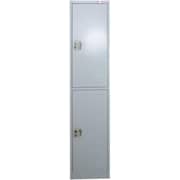 Galaxy Design Double Door Metal Locker Cabinet With Plastic Handle Grey Color Size L x W x H 40 x 45 x 183 cm Model - GDF-2T.