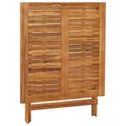 vidaXL Folding Garden Table 90x90x75 cm Solid Acacia Wood