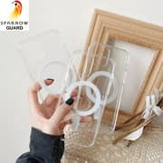 Sparrow Guard Magsafe Case With Screen Protector Crystal Clear Iphone 14 Pro