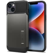Spigen Slim Armor designed for iPhone 14 case cover (2022) - Gunmetal