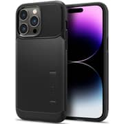 Spigen Slim Armor designed for iPhone 14 Pro Max case cover (2022) - Black