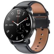 Xcell XL-WATCH-ELITE-2 Smartwatch Black With Black Leather Strap