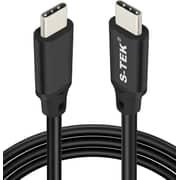 S-TEK [3M/9Ft]USB C to USB C Cable 100W (20 Gbps), USB GEN 3.2 Cable 2 x 2 supports PD Fast Charge and Ultra HD Video Output at 4K 60 Hz, USB C Cable for MacBook, Laptops iPad, Samsung and more.