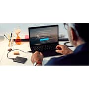 WD My Passport Portable External Hard Drive With SanDisk UDD USB 3.2 5TB Black WDBPKJ0050BBK+BND