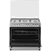 Admiral Gas Cooker 60*90 Button Ignition Cast Iron ADGC9060SF Silver