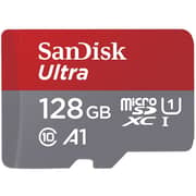 Sandisk Ultra UHS I MicroSD Memory Card 128GB Red/Grey SDSQUAB-128G-GN6MN