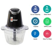 NOBEL Chopper 1L Glass Bowl Plastic Body NCFP363