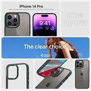Spigen Ultra Hybrid designed for iPhone 14 Pro case cover - Abyss Green