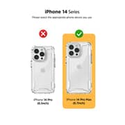 VRS Design Terra Guard Crystal designed for iPhone 14 Pro MAX case cover with Tempered Glass Screen Protector and Camera Lens Protector - Clear