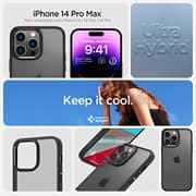 Spigen Ultra Hybrid designed for iPhone 14 Pro Max case cover - Frost Black