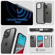 Spigen Ultra Hybrid designed for iPhone 14 Pro Max case cover - Frost Black