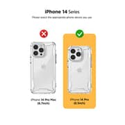 VRS Design Terra Guard Crystal designed for iPhone 14 PRO case cover with Tempered Glass Screen Protector and Camera Lens Protector - Clear