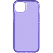 Tech21 Evo Check designed for iPhone 14 case cover with 16 feet drop protection - Wondrous Purple