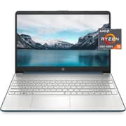 HP 15-EF2126WM Laptop AMD Ryzen 5-5500U 2.1GHz 32GB 1TB SSD AMD Radeon Graphics Windows 10 15.6inch FHD Spruce Blue English/Arabic Keyboard International Version- Customized