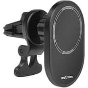 Astrum Car Air Vent Magnetic Mobile Holder With Wireless Charger Black