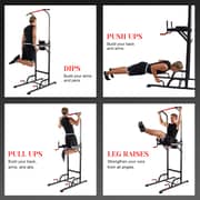 Marshal Fitness Power Tower Chin Up Bar Push Pull Up Knee Raise - CRT-8401