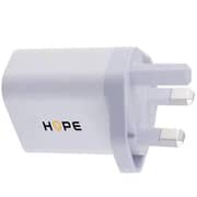 هوب شاحن جداري سريع USB-C أبيض