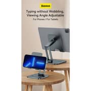 Baseus Biaxial Foldable Desktop Tablet Stand Grey