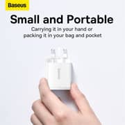 Baseus Compact Fast Charger White