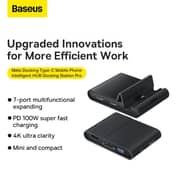 Baseus Mate Smart Type C HUB Docking Station 7 Port PD 100W