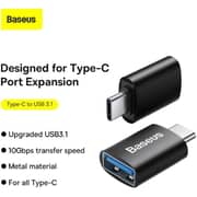 Baseus Mini OTG Type-C To USB-A 3.1 Adaptor Black