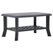 vidaXL Coffee Table Anthracite 90x60x46 cm Plastic